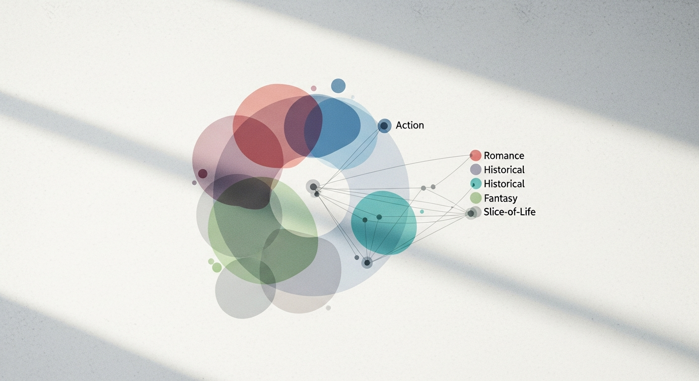 korean drama genre distribution chart