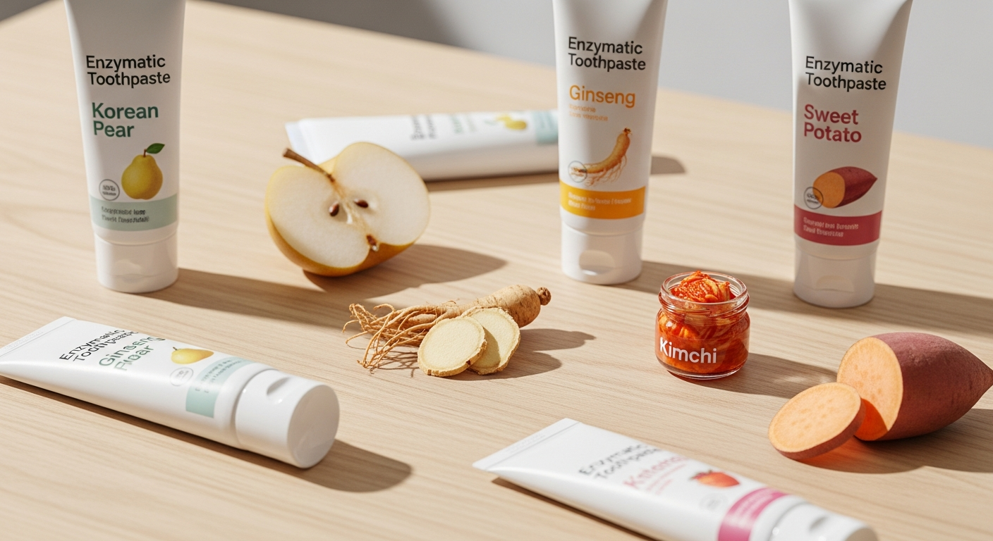 korean enzymatic pet toothpaste flavors