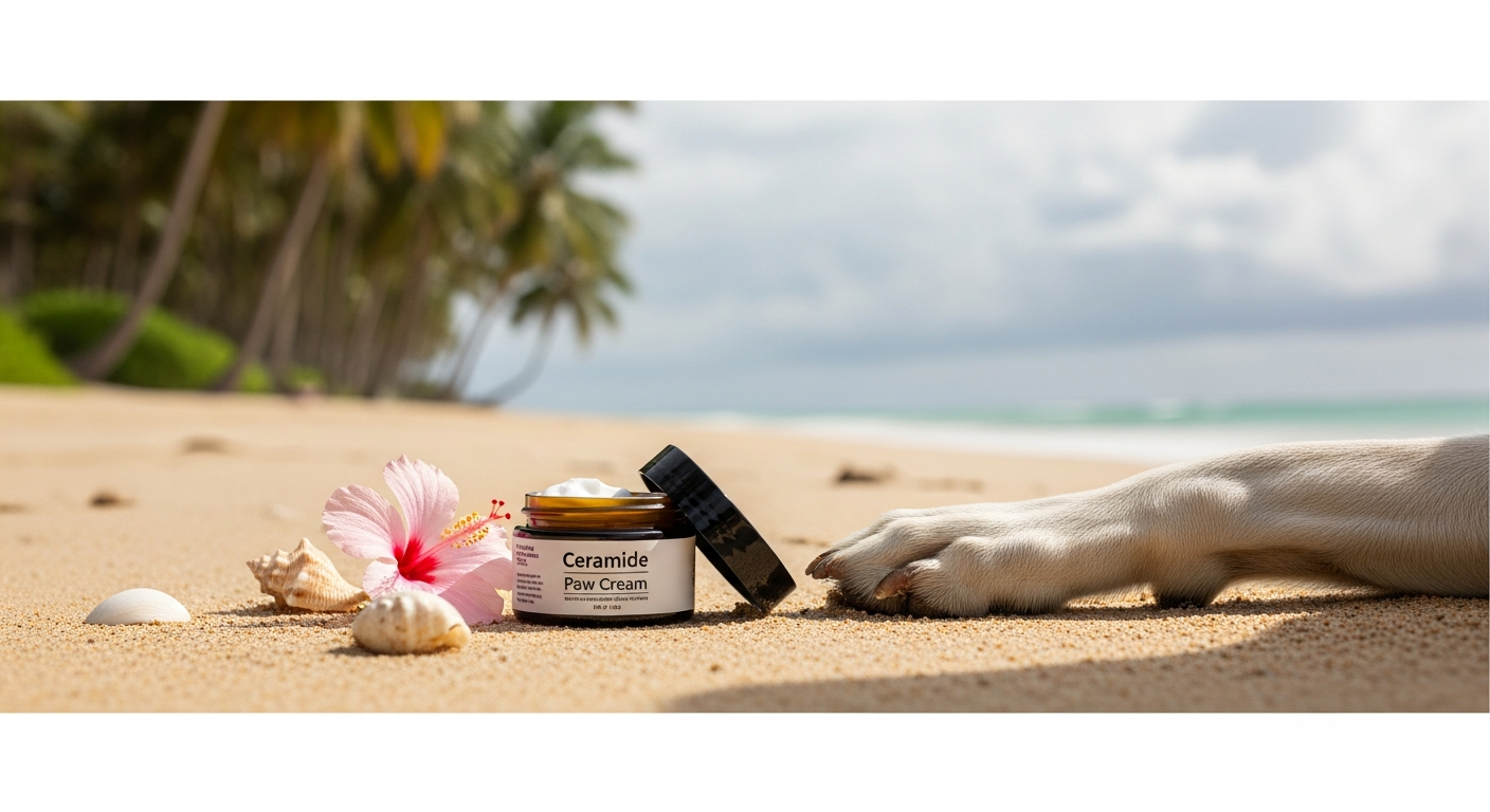 ceramide pet paw cream tropical climate