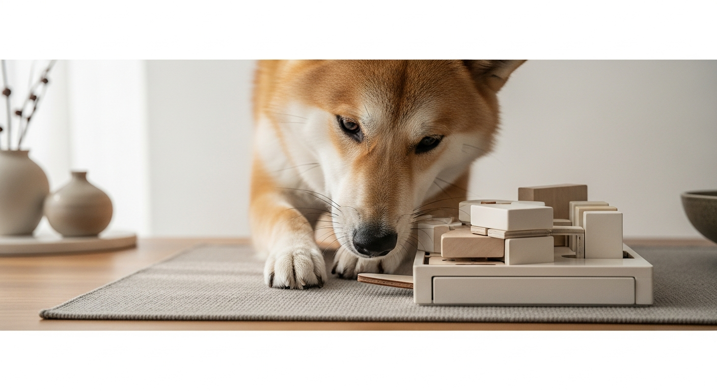 dog puzzle toy mental enrichment korean