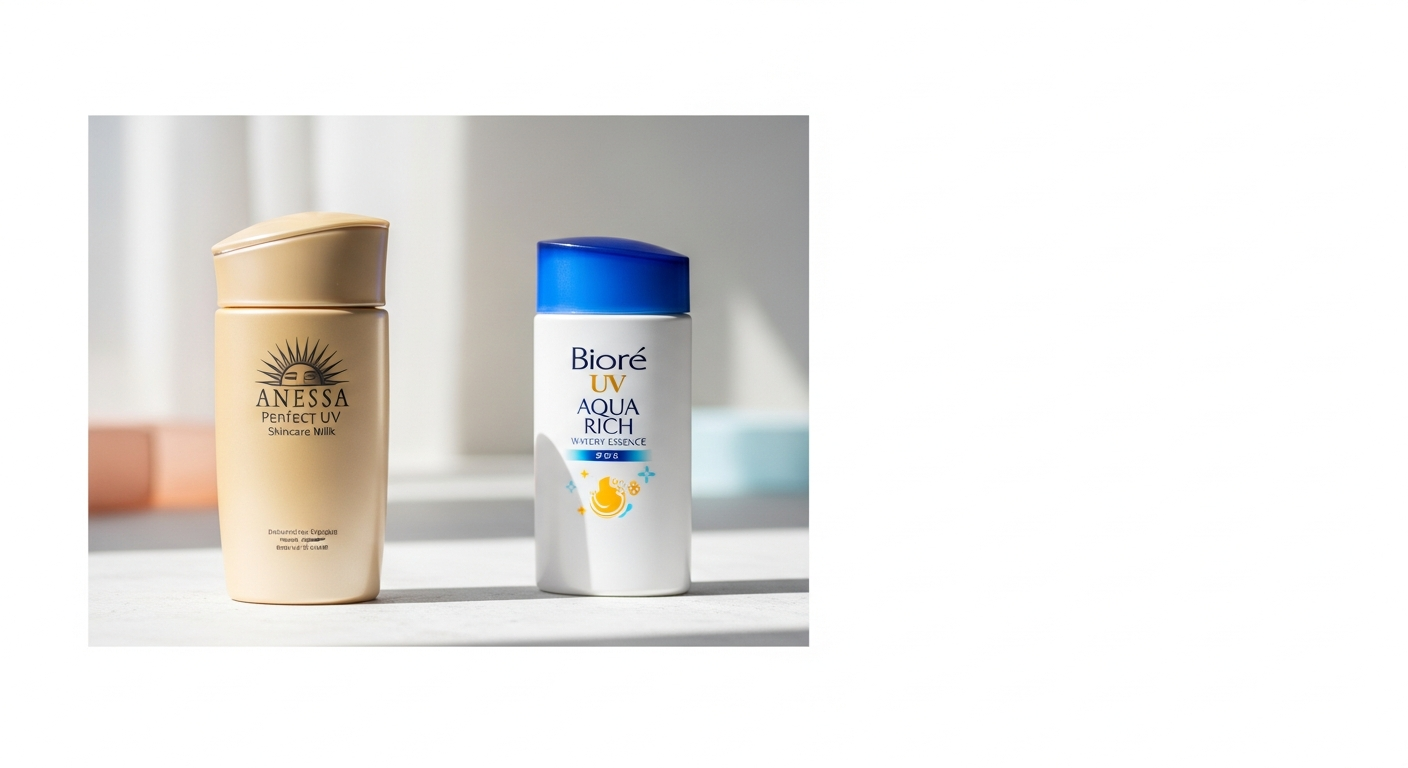 japanese korean sunscreen comparison anessa biore