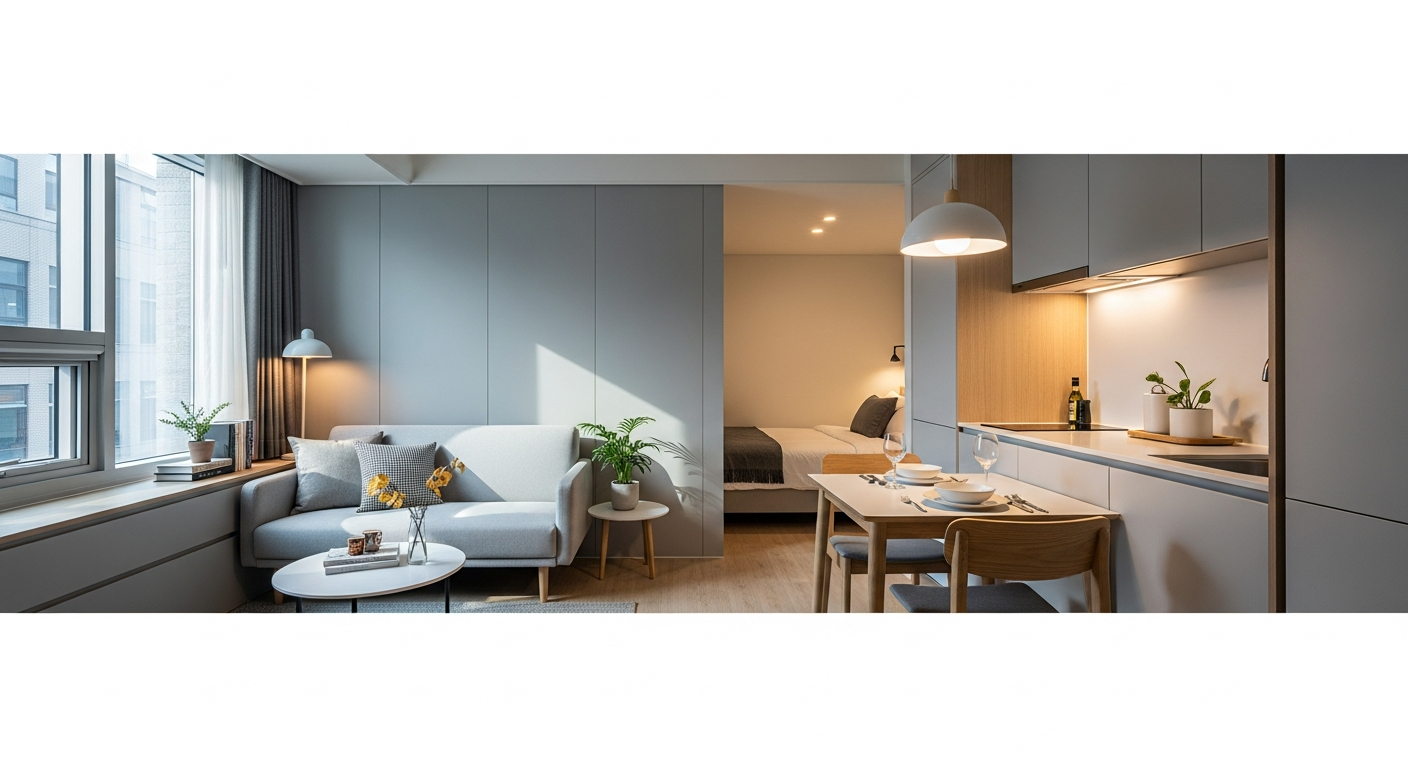 hongdae officetel small studio interior