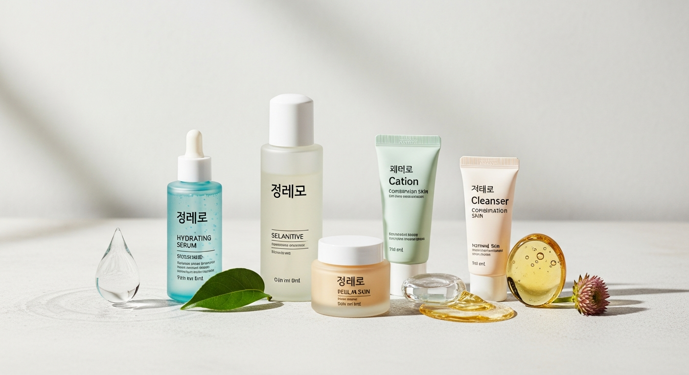 korean skincare skin type chart