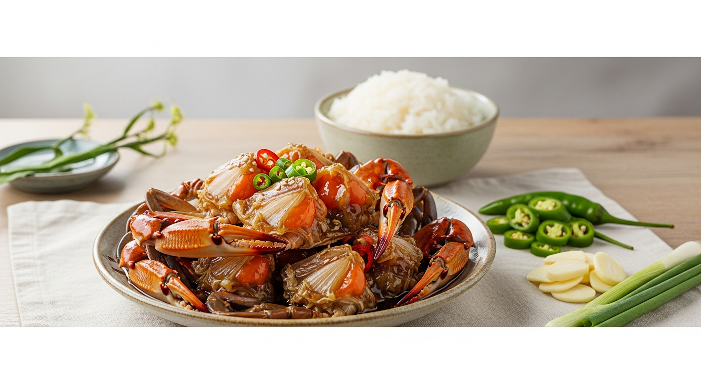korean ganjang gejang soy sauce crab
