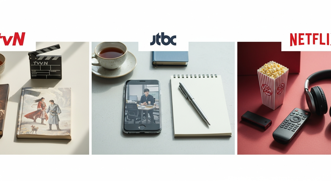 tvn jtbc netflix korean drama comparison