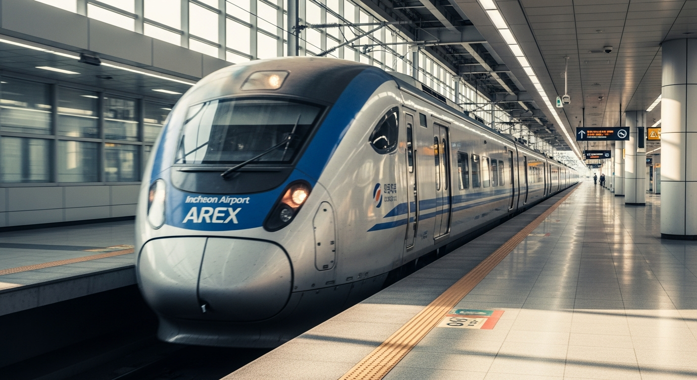 incheon airport arex train