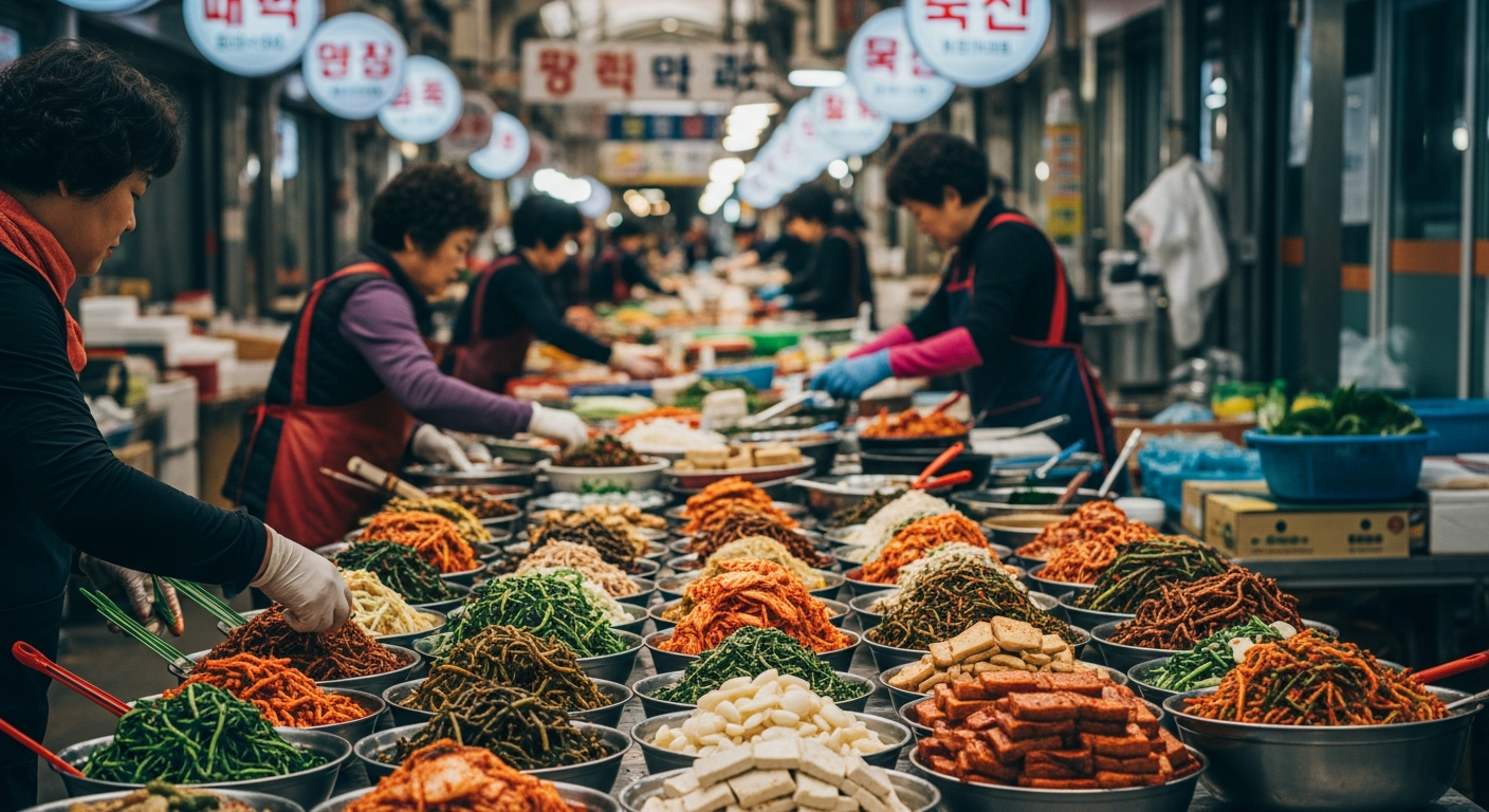 mangwon market local seoul food