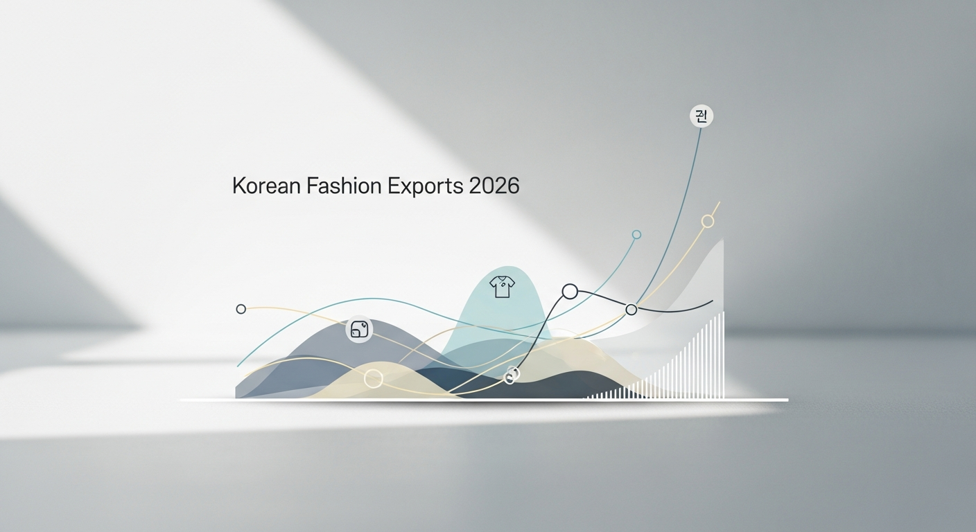 korean fashion exports data chart 2026