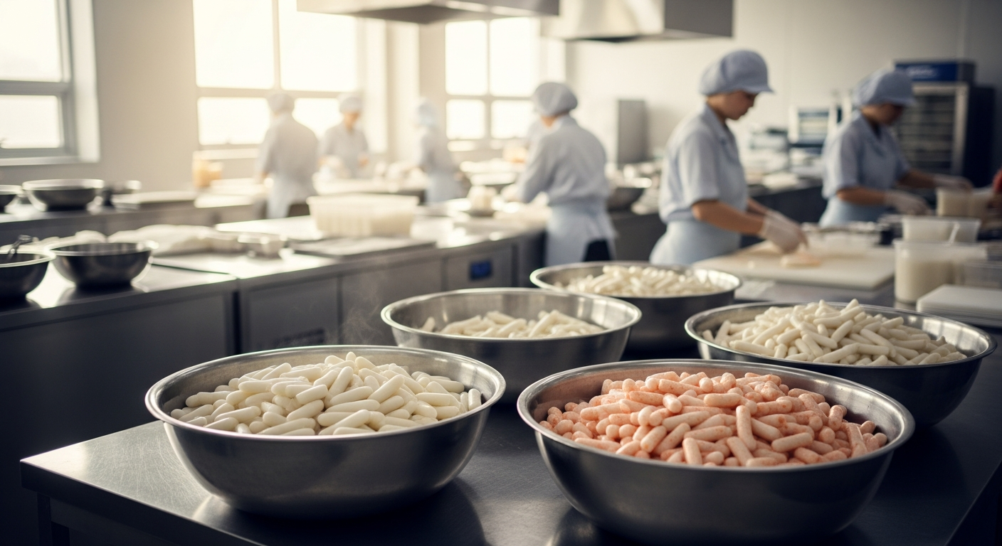 korean tteokbokki kitchen central prep facility