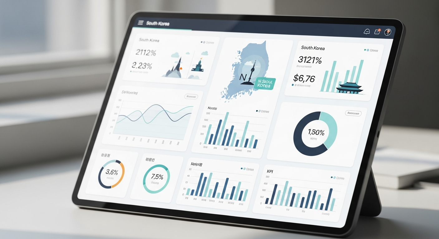 data dashboard statistics korea