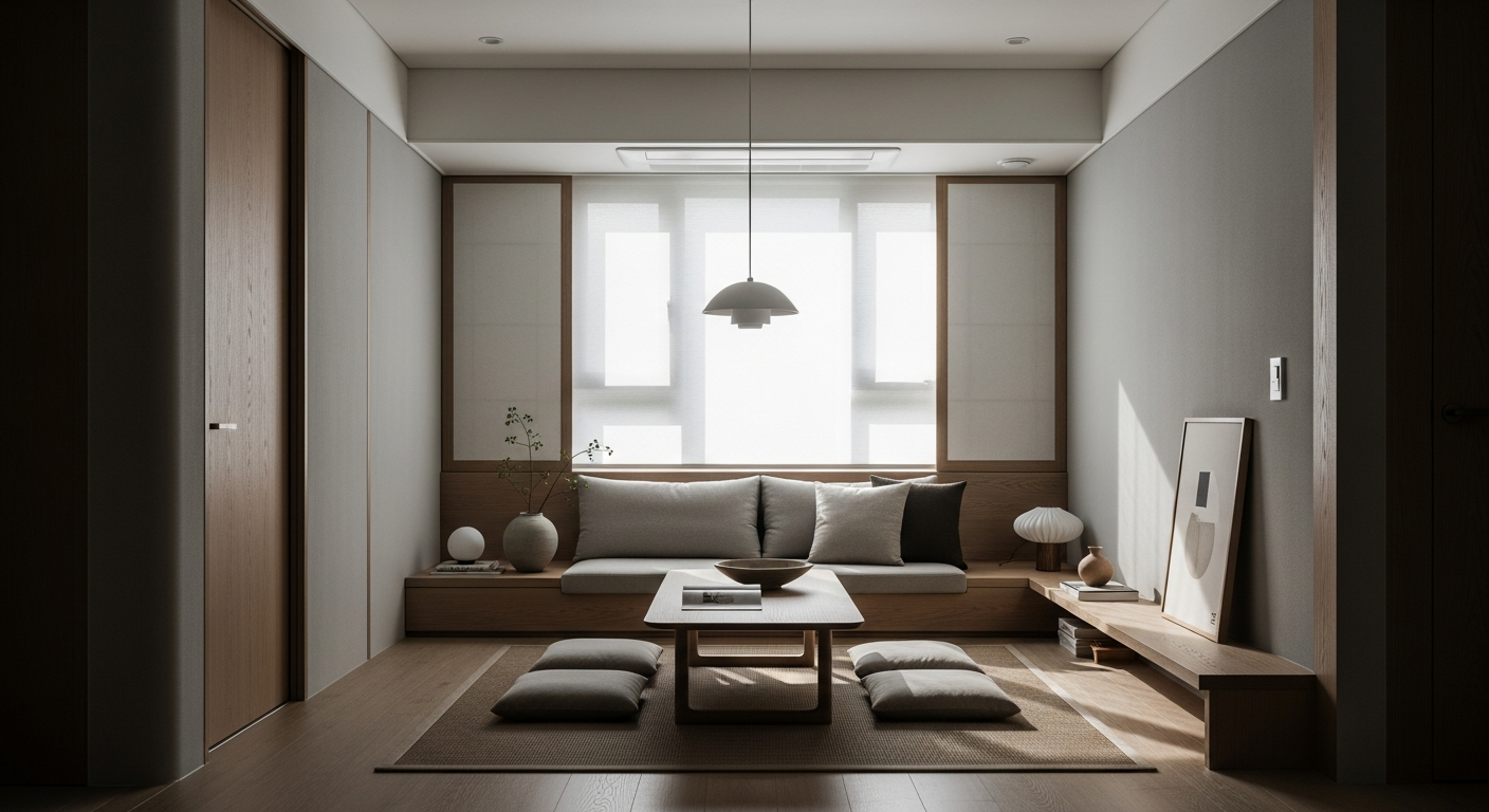 small apartment korean minimal