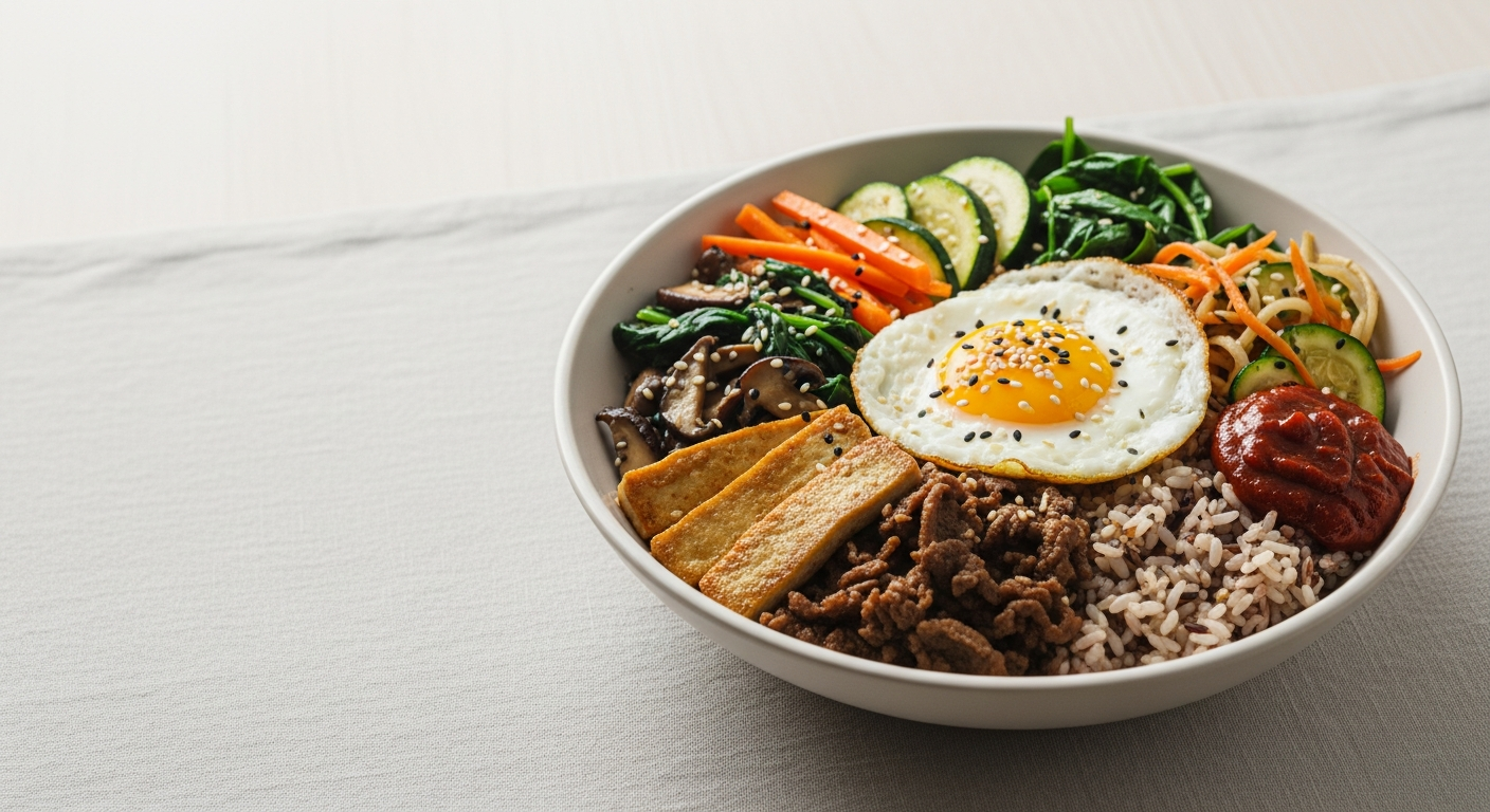 healthy korean food bowl