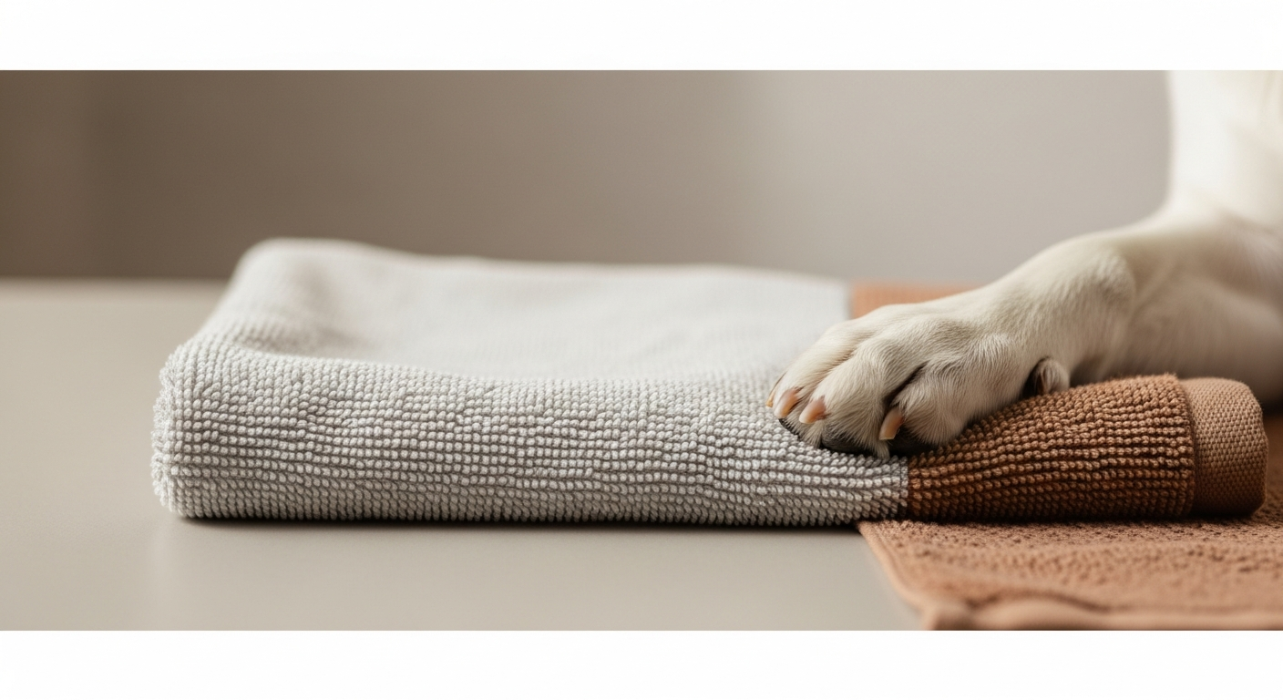 dog paw cleaning towel