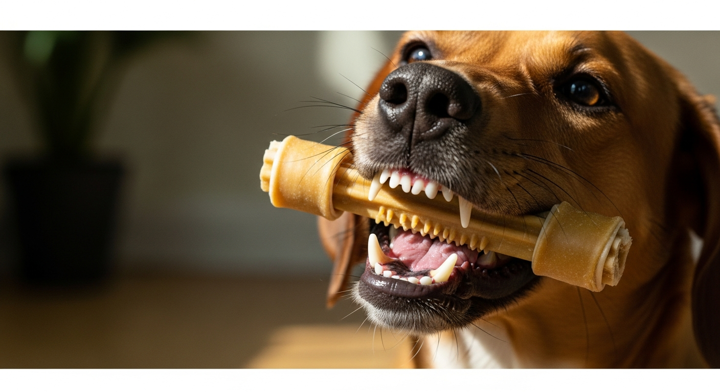 dog dental care chewing