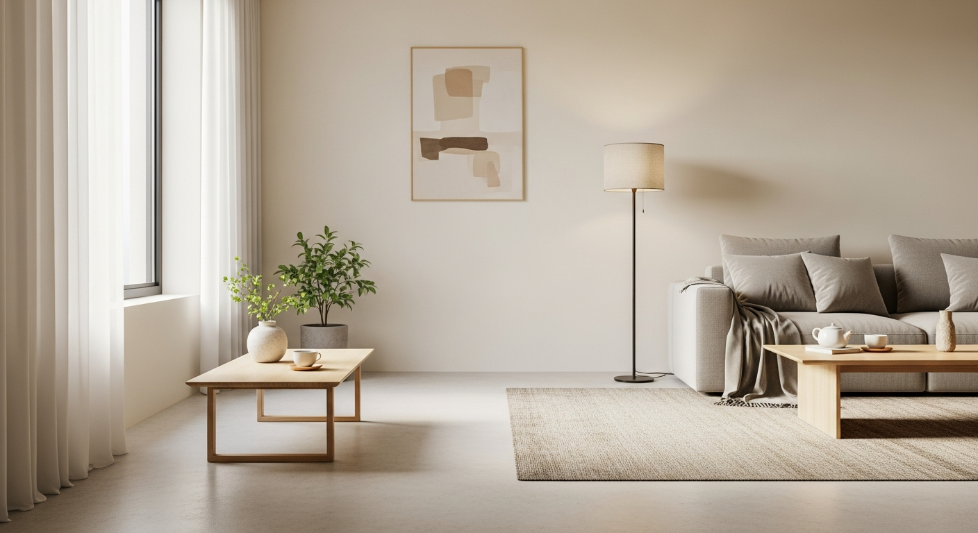 korean home interior cozy minimal