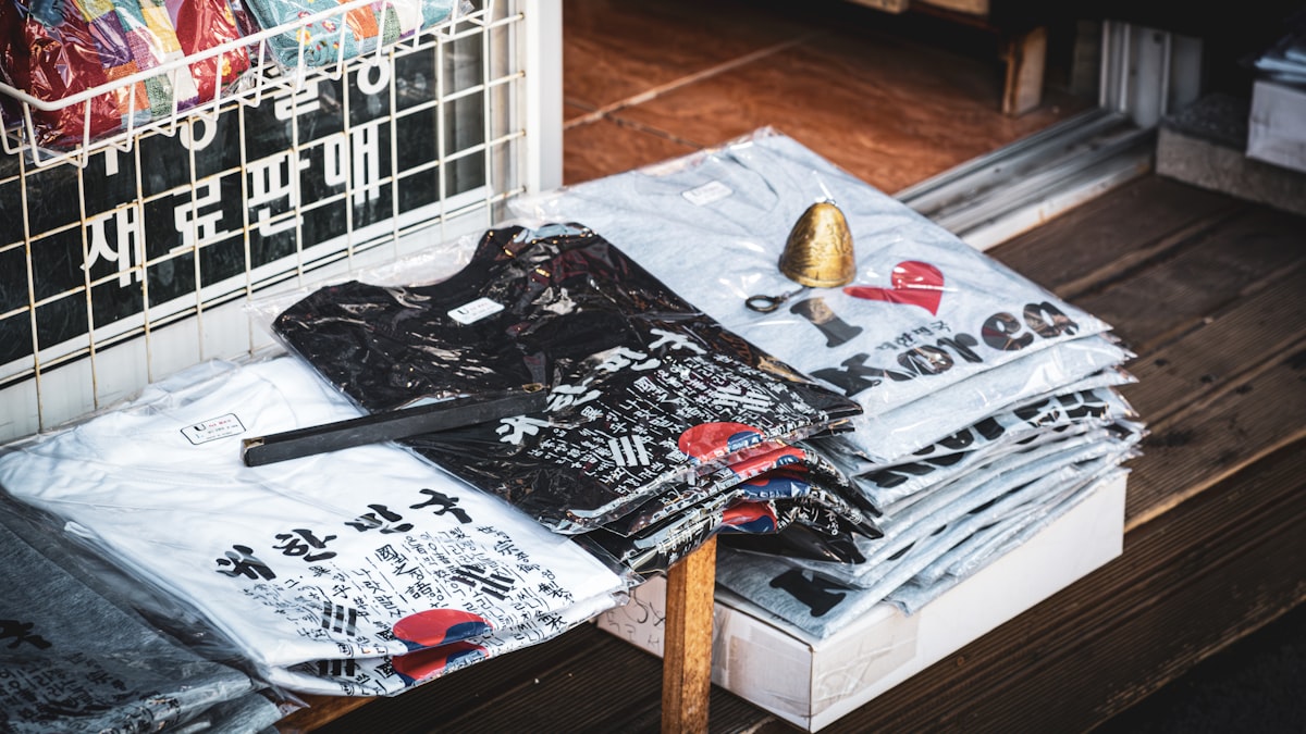 K-drama merchandise store Myeongdong