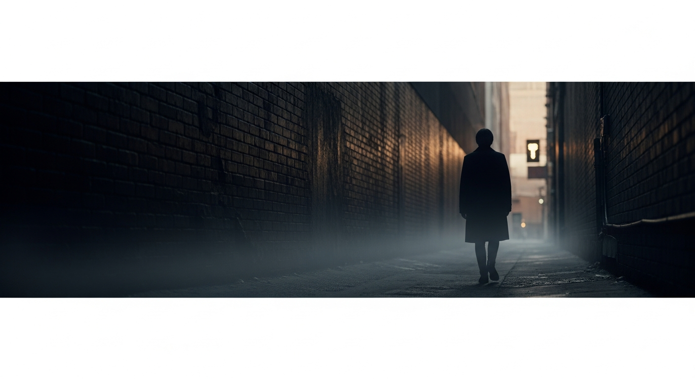 dark mystery thriller scene