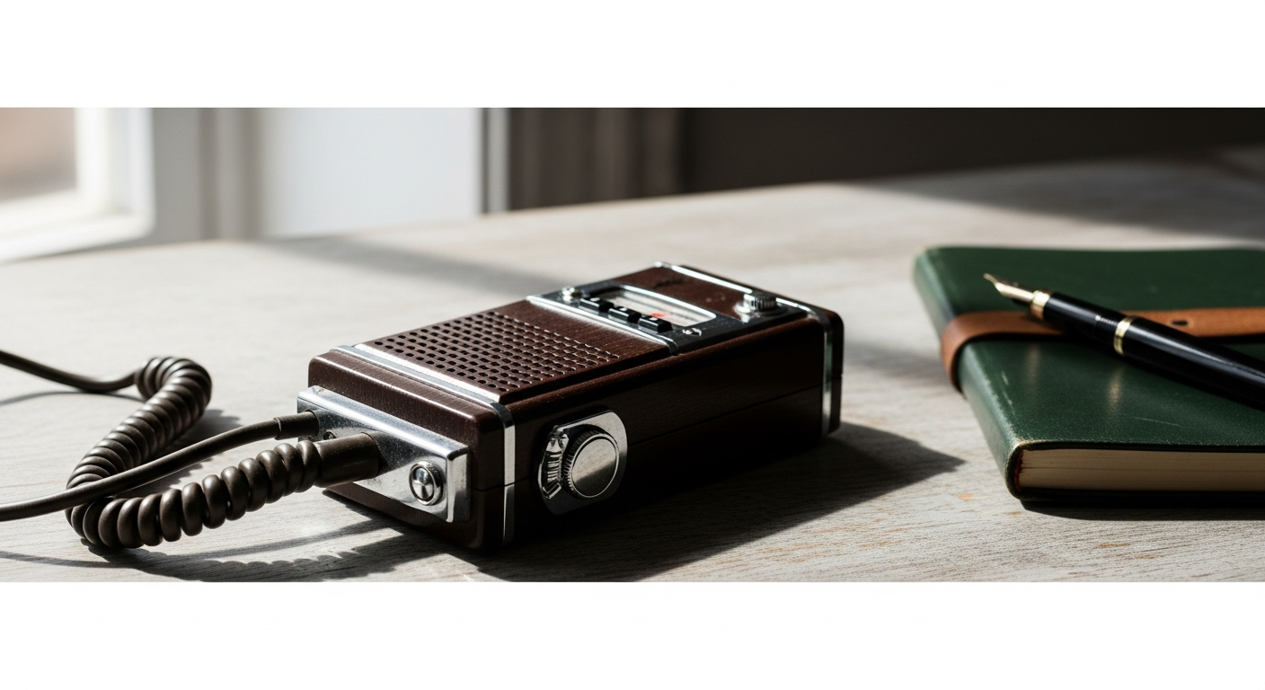 vintage walkie talkie detective