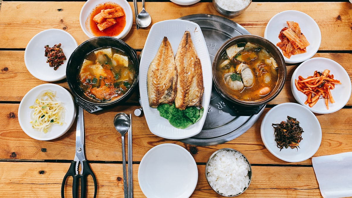 Korean meal kit package cooking