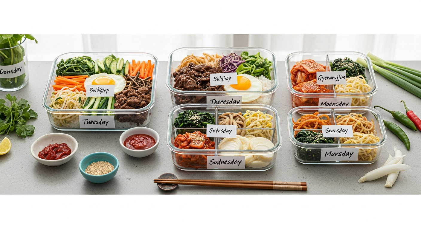 korean meal prep easy cooking