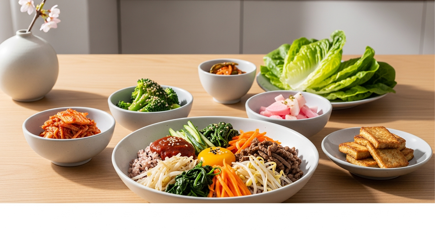 healthy korean meal