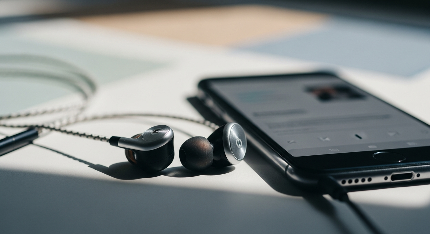 music streaming smartphone earbuds