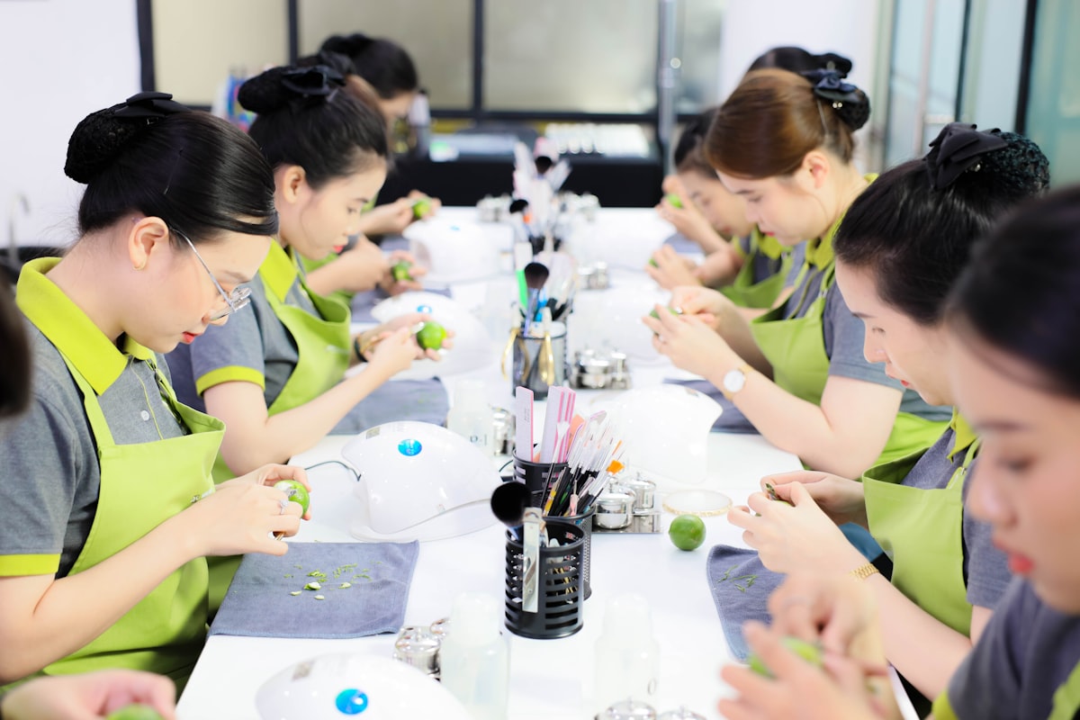 korean cosmetic factory production line