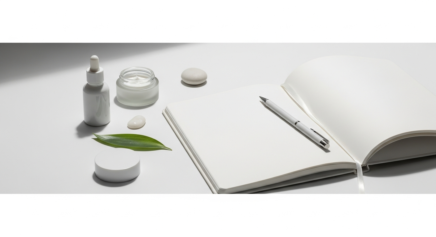 skincare diary notebook journal
