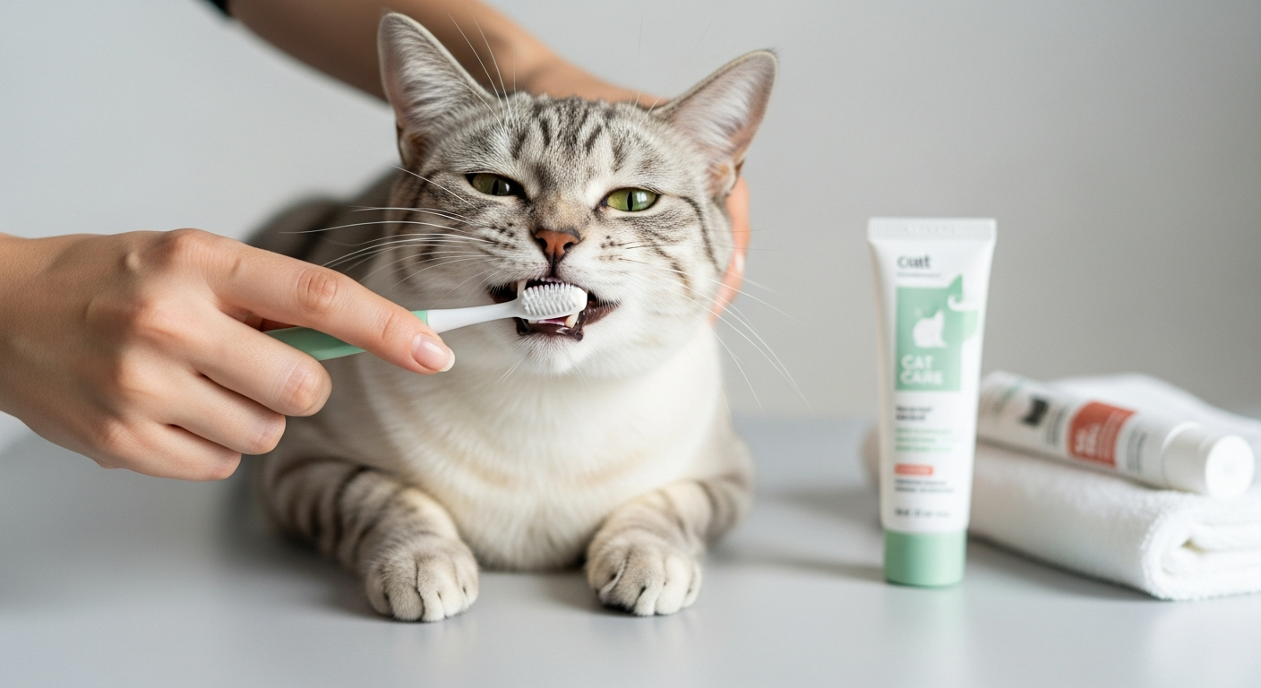 cat dental care grooming
