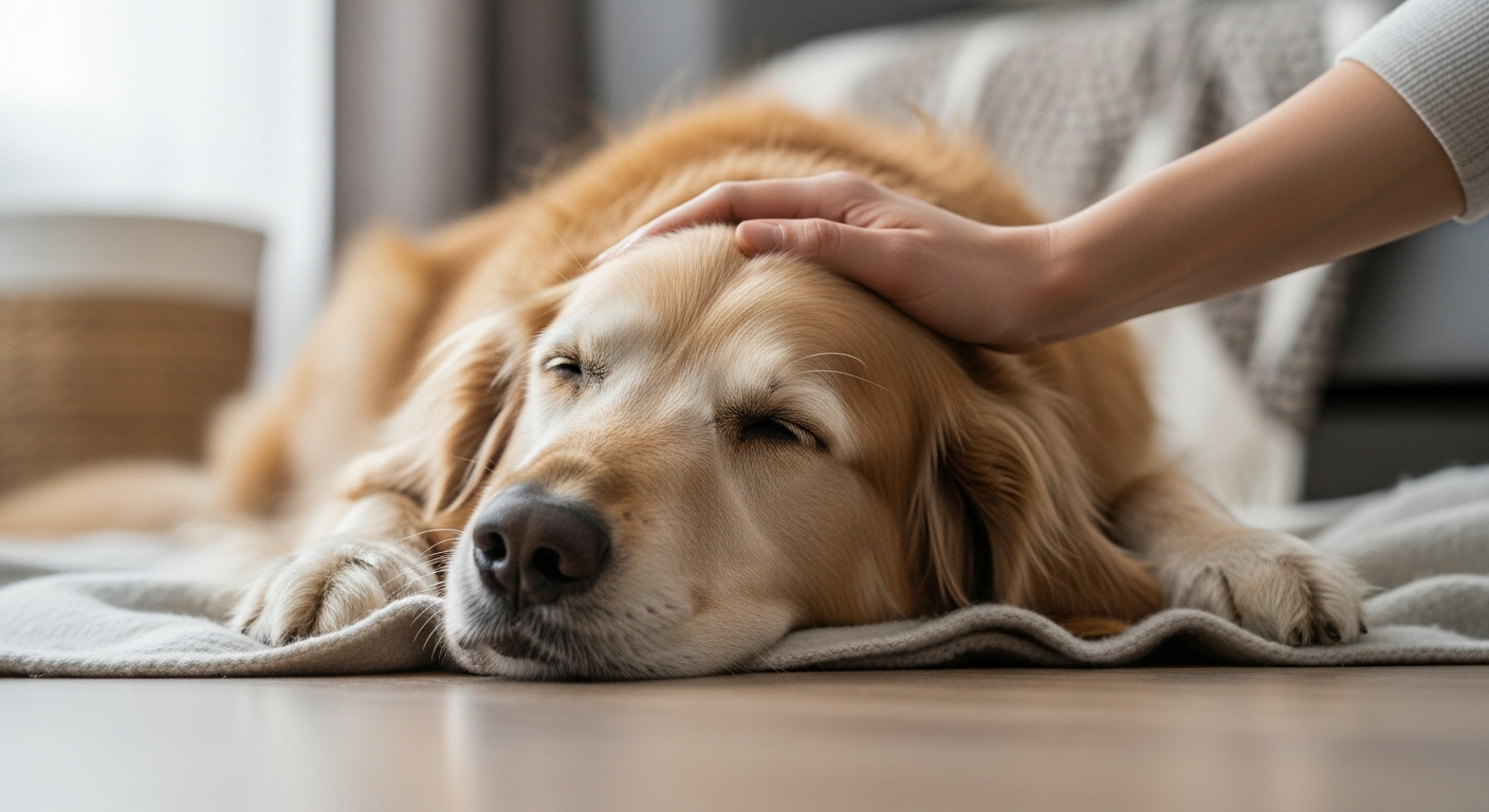 senior dog gentle care