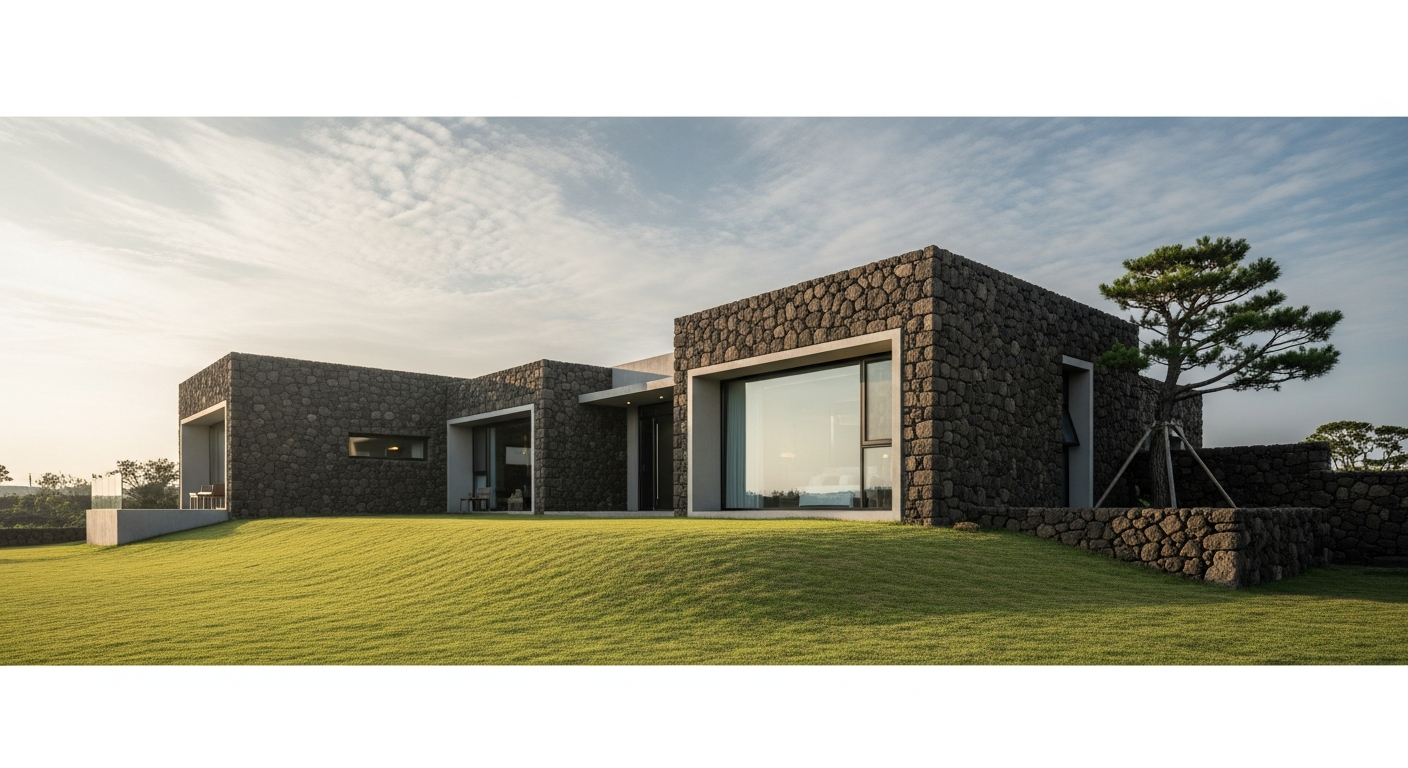 jeju stone house stay pension