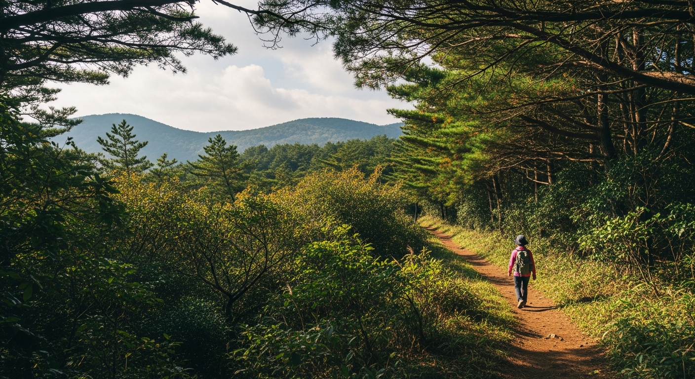 jeju olle trail walking