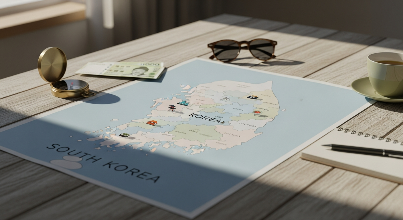 travel planning Korea map