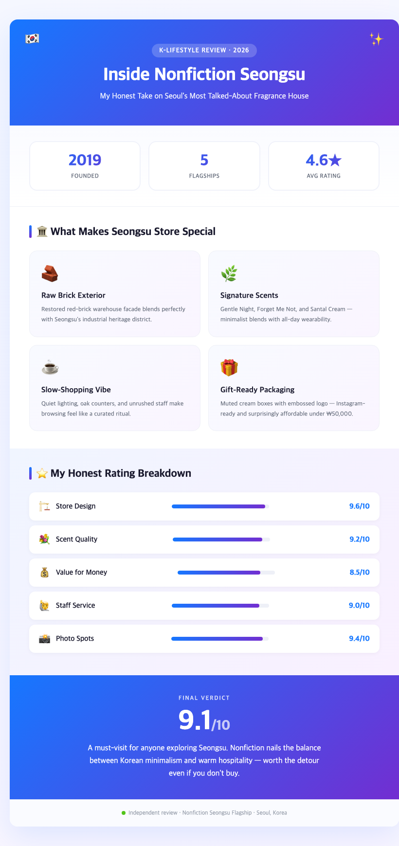 nonfiction seongsu store exterior seoul