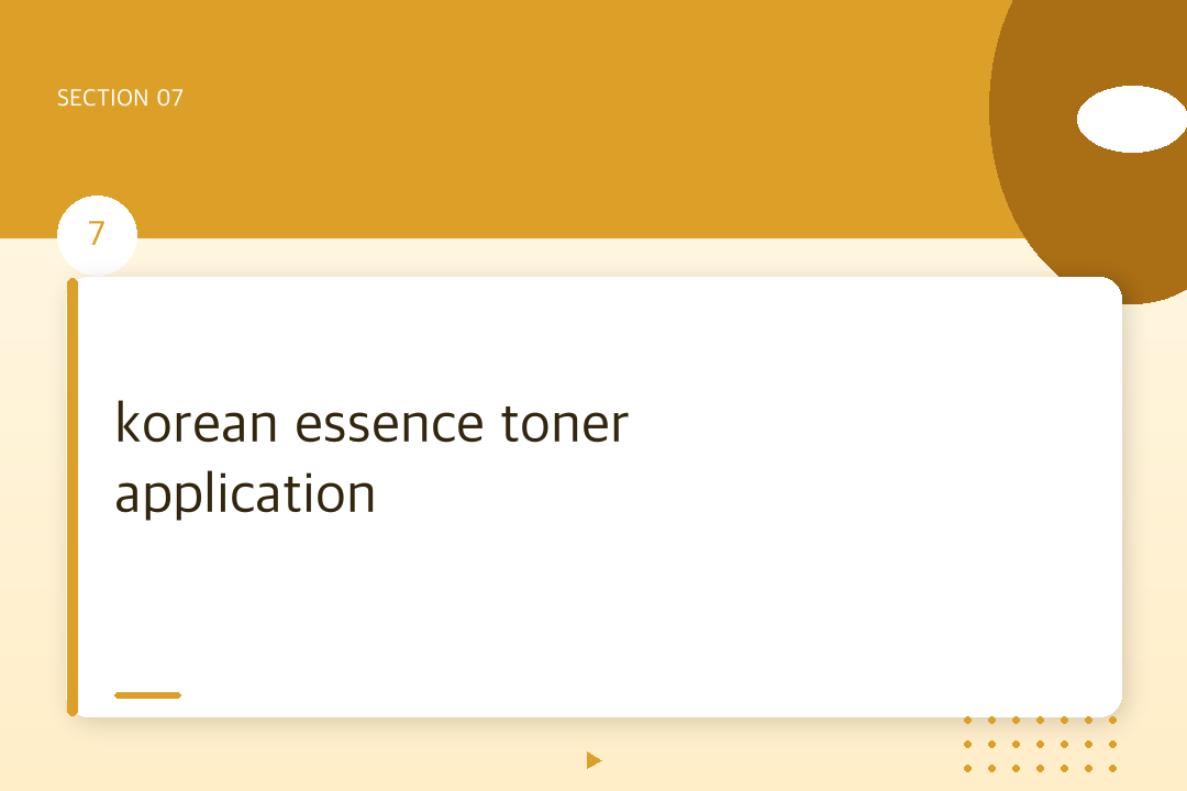 korean essence toner application