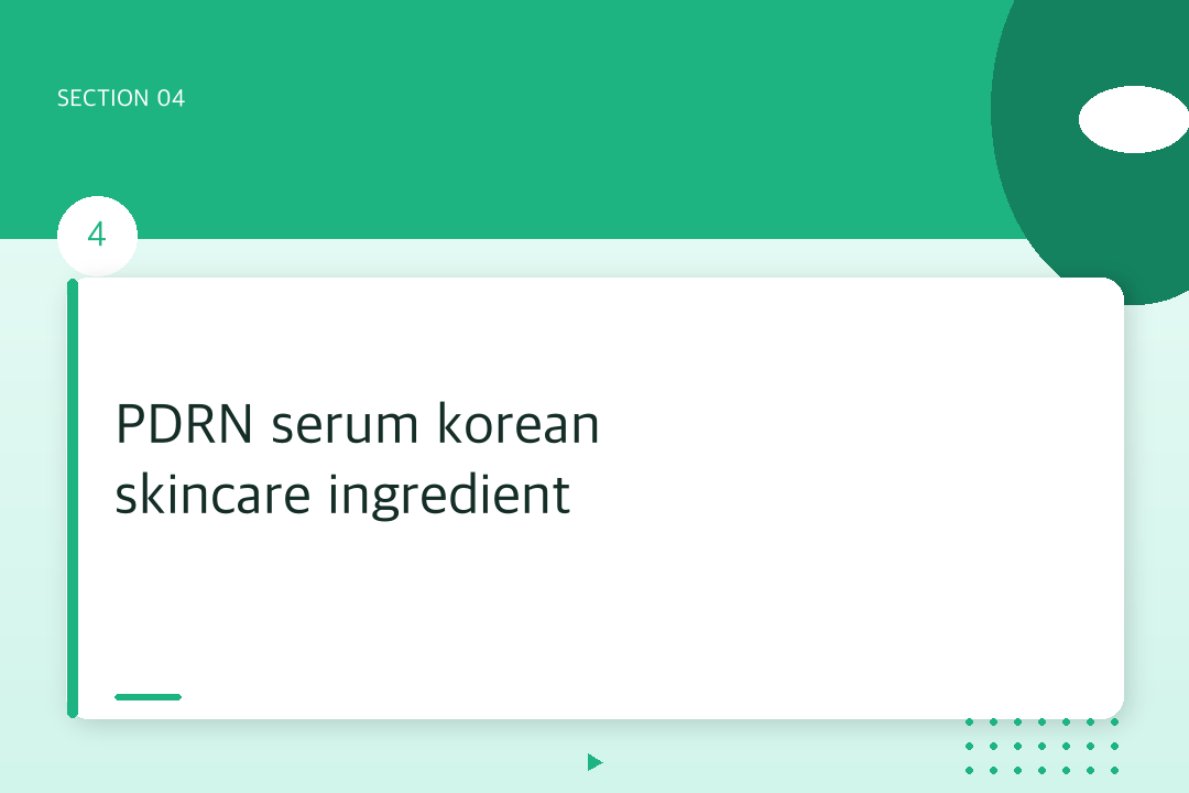 PDRN serum korean skincare ingredient