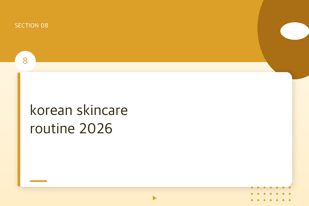 korean skincare routine 2026