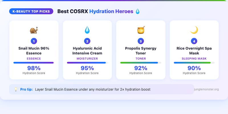 Best COSRX Products for Hydration: Snail Mucin and Beyond