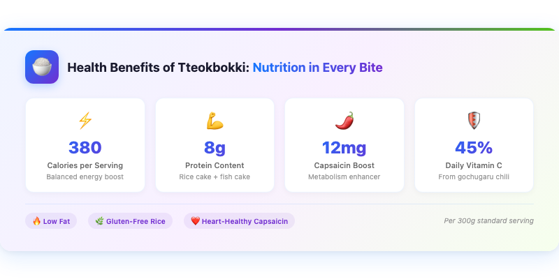 Health Benefits of Tteokbokki: Nutrition in Every Bite