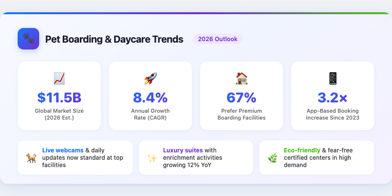 Pet Boarding and Daycare Trends