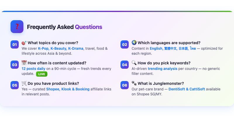 Frequently Asked Questions