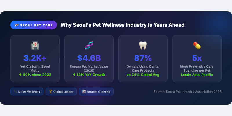 Korean Pet Wellness: Why Seoul's Pet Care Industry Is Years Ahead