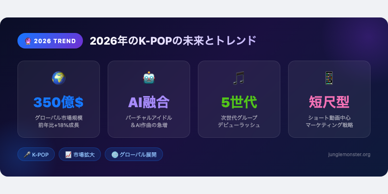 2026年のK-POPの未来とトレンド
