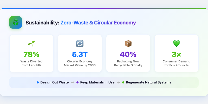Sustainability: Zero-Waste and Circular Economy
