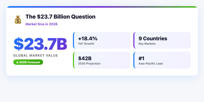 The $23.7 Billion Question: Market Size in 2026