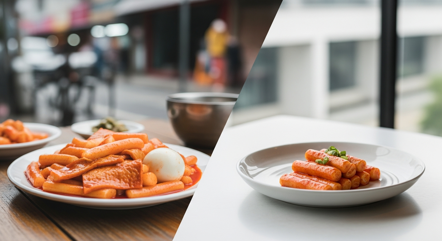 tteokbokki cost comparison singapore korea