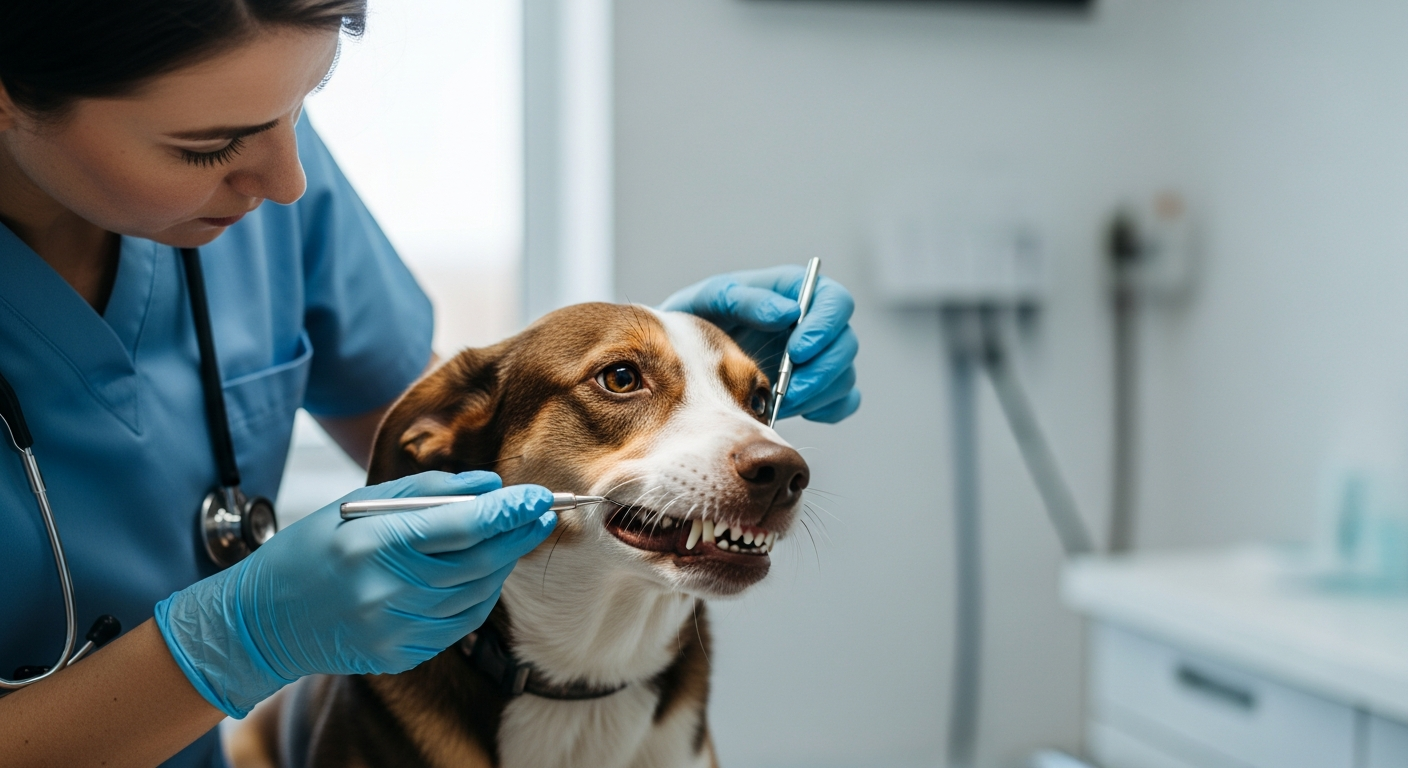 veterinarian pet dental cleaning