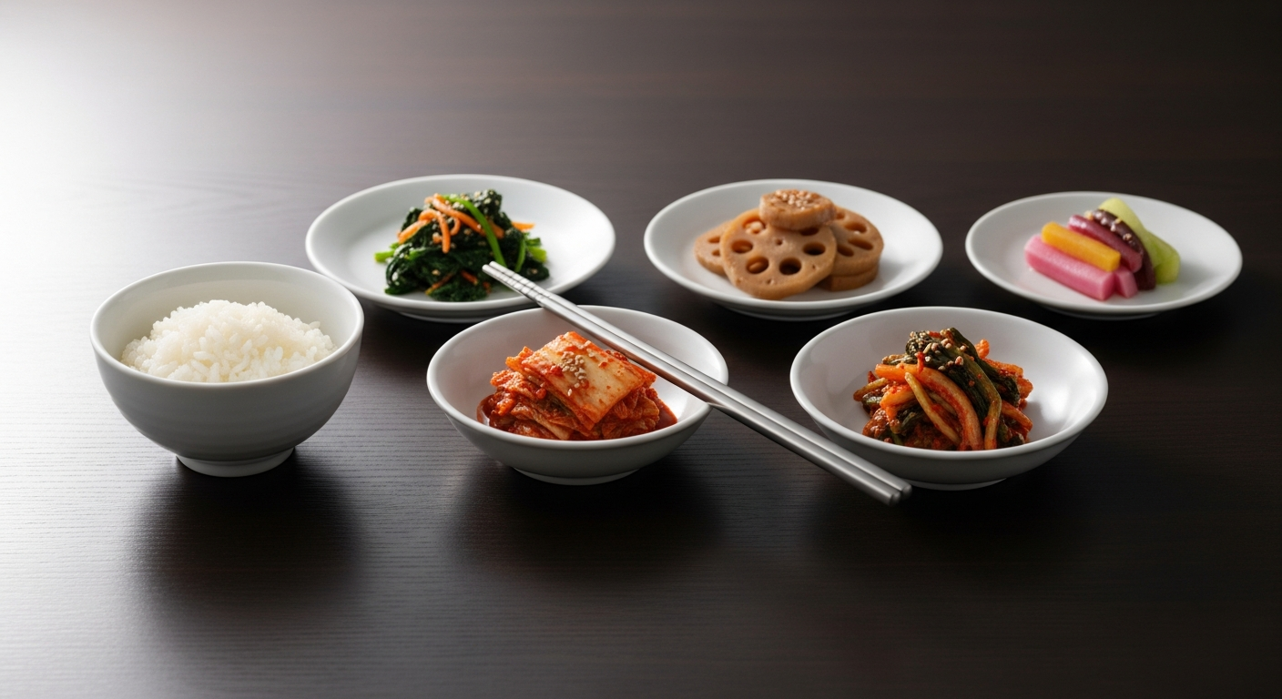 korean dining etiquette banchan side dishes
