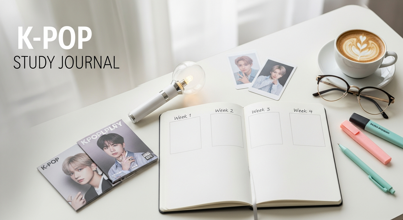 kpop study journal four weeks