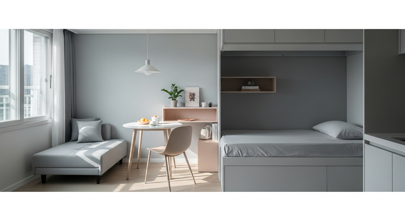 korean small apartment one person
